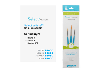 SET DE PINCELES PRINCETON 1 SELECT X 3 PIEZAS