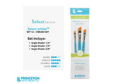 SET DE PINCELES PRINCETON 12 SELECT X 3 PIEZAS