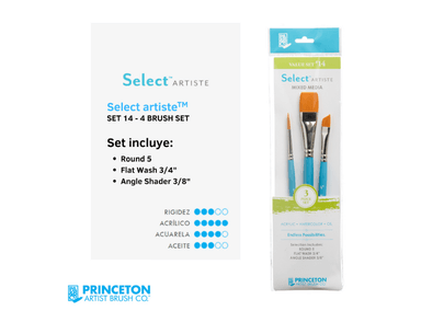 SET DE PINCELES PRINCETON 21 SELECT X 6 PIEZAS