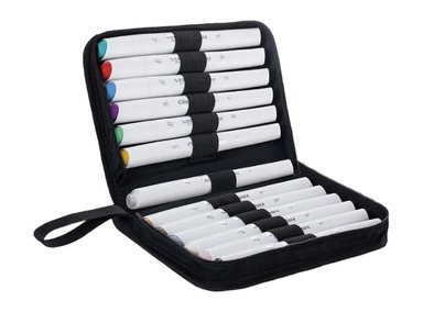 SET MARCADORES OHUHU 12 UNIDADES MOKAUEA PUNTA TRIPLE Y BISELADA BÁSICOS + BLENDER