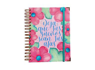 LIBRETA DE PAPEL ACUARELABLE LETTERS BY JESS A5 LIBERTAD ANILLLADA