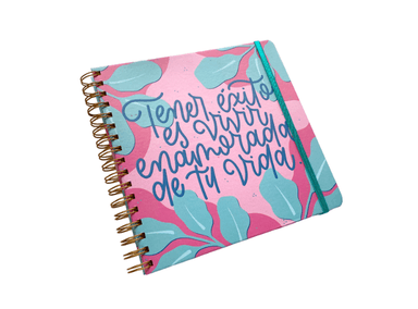 LIBRETA DE PAPEL ACUARELABLE LETTERS BY JESS EMPODERADA BAOHONG ALGODÓN GRANO SATINADO ACADÉMICO
