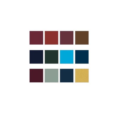 SET TEMPERA HOLBEIN GOUACHE 15 ML 12 COLORES INVIERNO - 2