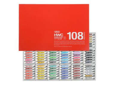 ACUARELAS HOLBEIN SET 5ML 108 COLORES