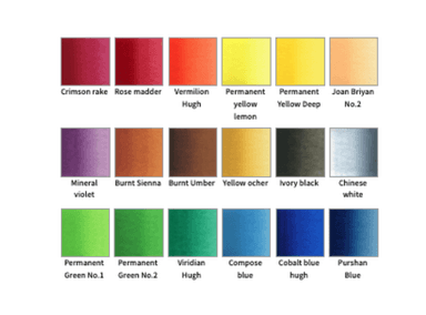 ACUARELAS HOLBEIN SET 5ML 18 COLORES - 2