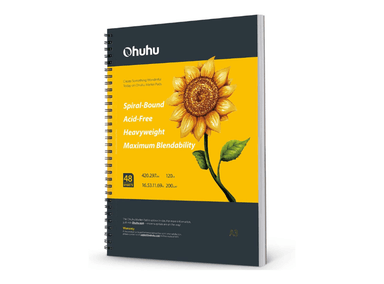 OHUHU BLOCK PARA MARCADORES CON ANILLADO EN ESPIRAL A3 (42 X 29.7CM, 48 HOJAS)