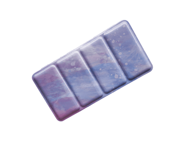 ESTUCHE VACÍO PARA ACUARELAS SIN SOPORTE (METAL) - GRANDE + 66 MEDIOS GODETS - CELESTE LILA