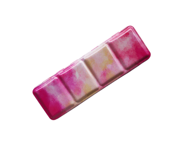 ESTUCHE VACÍO PARA ACUARELAS SIN SOPORTE (METAL) - MEDIANO + 44 MEDIOS GODETS - FUCSIA ROSADO