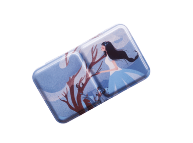 ESTUCHE VACÍO PARA ACUARELAS SIN SOPORTE CONSTELACIONES (METAL) - PEQUEÑO + 23 MEDIOS GODETS - ESCORPIO