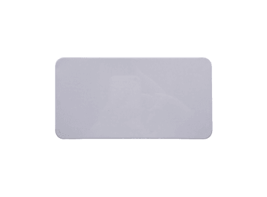 ESTUCHE VACÍO PARA ACUARELAS RECTANGULAR (METAL) - BLANCO