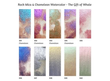 ACUARELAS SUPERVISION (ROCK - MICA LAYERED) EN TUBO 8ML - SET THE GIFT OF WHALE X10 - 2