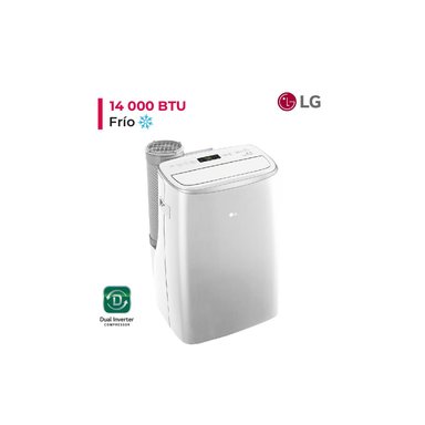 AIRE ACONDICIONADO PORTÁTIL LG 14,000 BTU INVERTER FRÍO SOLO