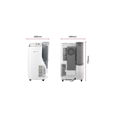 AIRE ACONDICIONADO PORTÁTIL LG 14,000 BTU INVERTER FRÍO SOLO - 6