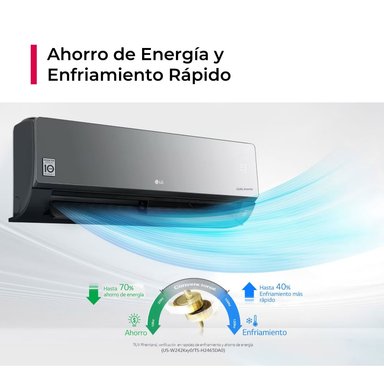 AIRE ACONDICIONADO SPLIT LG PARED 18,000 BTU/H ARTCOOL FRÍO/CALOR - 5