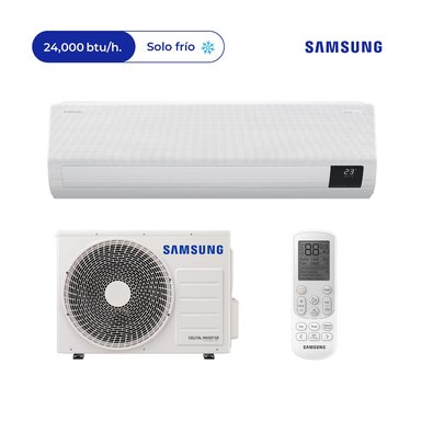AIRE ACONDICIONADO SPLIT SAMSUNG PARED WINDFREE 24,000 BTU/H FRÍO SOLO