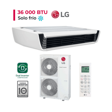 AIRE ACONDICIONADO LG TECHO 36,000 BTU DUAL INVERTER FRÍO SOLO