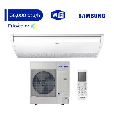 AIRE ACONDICIONADO SAMSUNG TECHO 36,000 BTU FRIO/CALOR CON WIFI
