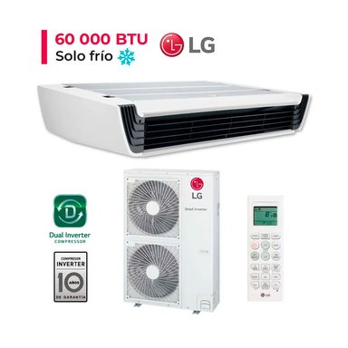AIRE ACONDICIONADO LG TECHO 60,000 BTU DUAL INVERTER FRÍO SOLO