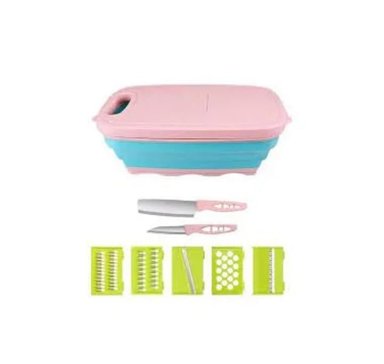 TABLA COCINA4 MULTICOLOR CORTAR 9 EN 1 MULTIFUNCIONAL