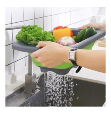 COLADOR ESCURRIDOR PLEGABLE PARA VERDURA Y UTENSILIOS