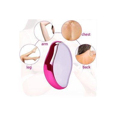 DEPILADORA DE CRISTAL PORTÁTIL EXFOLIA PIEL MUERTA