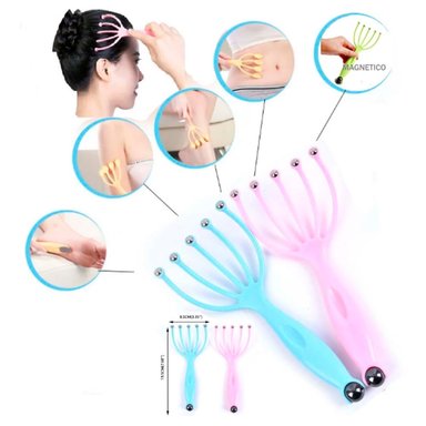 MASAJEADOR DE CUERO CABELLUDO Y CORPORAL MAGNÉTICO AS