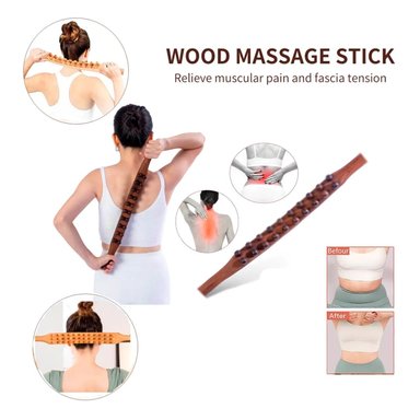 MASAJEADOR DE DRENAJE LINFÁTICO DE MADERA MODELADOR DEL CUERPO Y ABDOMEN AS