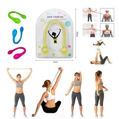 CUERDA EXTENSOR SILICONA YOGA ESTRÉS CASA OFICINA - 1