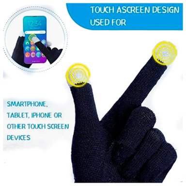 GUANTES LANA TOUCH TÁCTILES TABLET Y SMARTPHONE COLORES