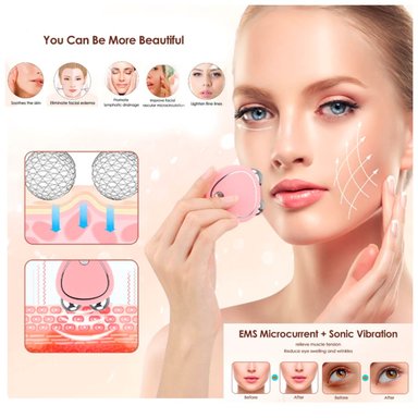 MASAJEADOR FACIAL MICROCORRIENTE REJUVENECE Y MOLDEA EL ROSTRO