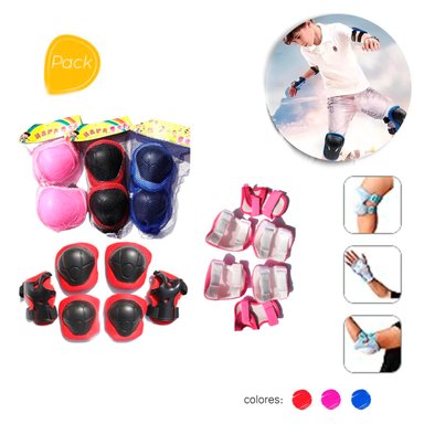 SET CONJUNTO ROJO PROTECCIÓN NIÑOS