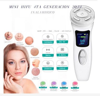 MINI HIFU 4TA GENERACIÓN 4 EN 1 VERSIÓN 2024