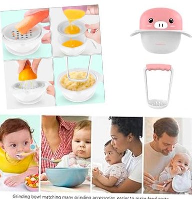 BOWL PARA BEBÉ MULTIFUNCIÓN RAYADOR CON ACCESORIOS