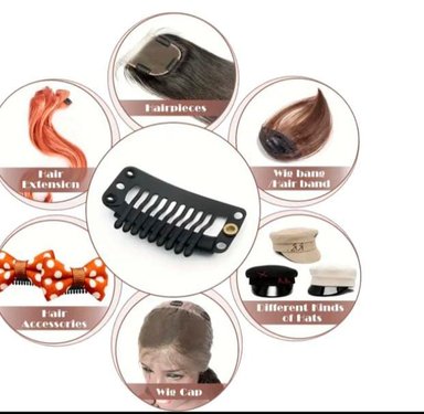 SET DE 6 CLICK PARA EXTENSIONES DE CABELLO Y ACCESORIOS IMPERCEPTIBLE