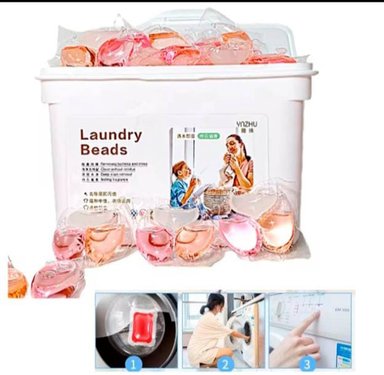 50 CÁPSULAS DE LAVANDERÍA CON FRAGANCIA PARA ROPA