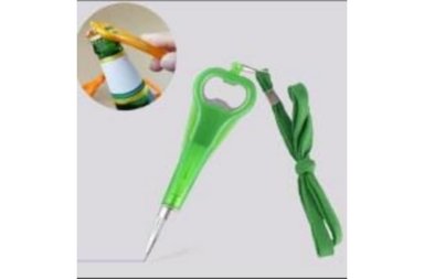 PACK 3 BOLÍGRAFO ABRIDOR DE BOTELLAS MULTIFUNCIÓN DE COLORES