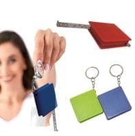 LLAVERO CON CINTA MÉTRICA PERSONALIZADA DE 1M