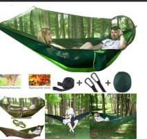 HAMACA AUTOMARICA PORTABLE CON MOSGUITERO