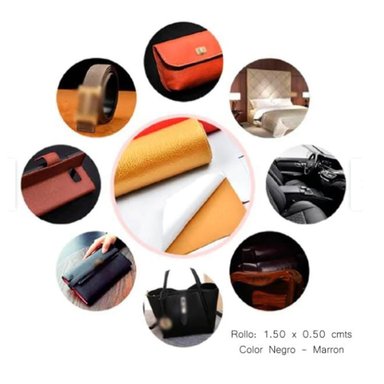 PARCHE DE REPARACIÓN DE CUERO AUTOADHESIVO PARA MUEBLE