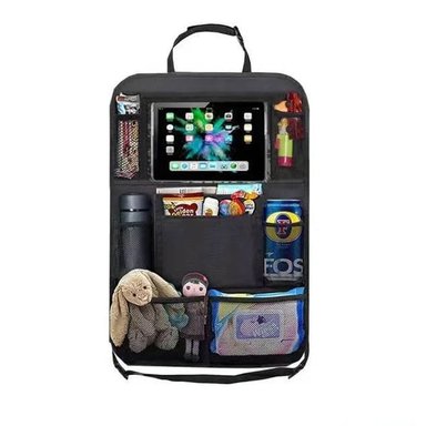 ORGANIZADOR ASIENTO AUTO MULTIBOLSILLO NEGRO