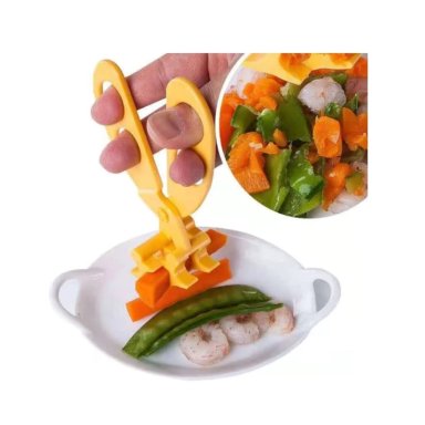 2TIJERA CORTADOR TRITURADOR DE ALIMENTOS DE BEBE MULTIUSOS