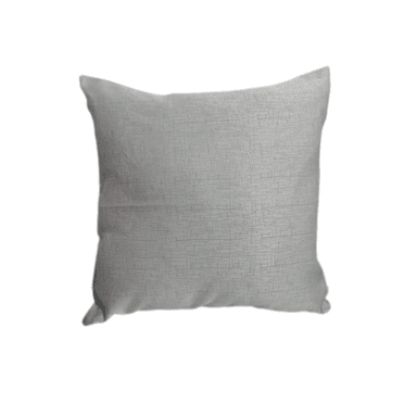 COJÍN DECORATIVO MÉDANO 45X45CM PLATA