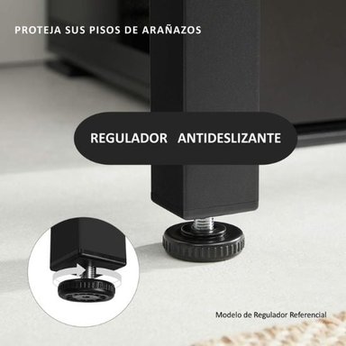 ROPERO GRANGER NEGRO ESTILO INDUSTRIAL CORICHA HOME - 6