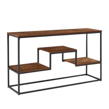 CONSOLA RECIBIDOR INDUSTRIAL BORO CARAMELO CORICHA HOME