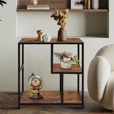 MESA AUXILIAR EMMA CARAMELO CORICHA HOME