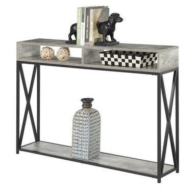 CONSOLA RECIBIDOR INDUSTRIAL BERILIO CEMENTO CORICHA HOME