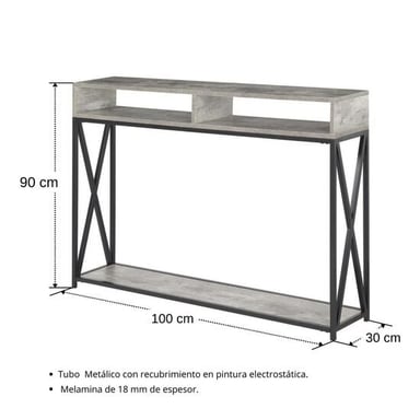 CONSOLA RECIBIDOR INDUSTRIAL BERILIO DUNA CORICHA HOME - 4