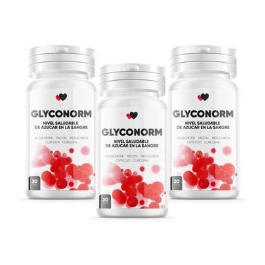 SUPLEMENTO GLYCONORM MODELO1 PACK 3 CÁPSULAS BLANDAS