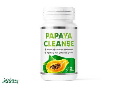 SUPLEMENTO CÁPSULAS BLANDAS PAPAYA CLEANSE ELIMINA TOXINAS Y PARÁSITOS