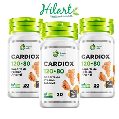 SUPLEMENTO CARDIOX CÁPSULAS BLANDAS PACK X3 PARA LA PRESIÓN ARTERIAL